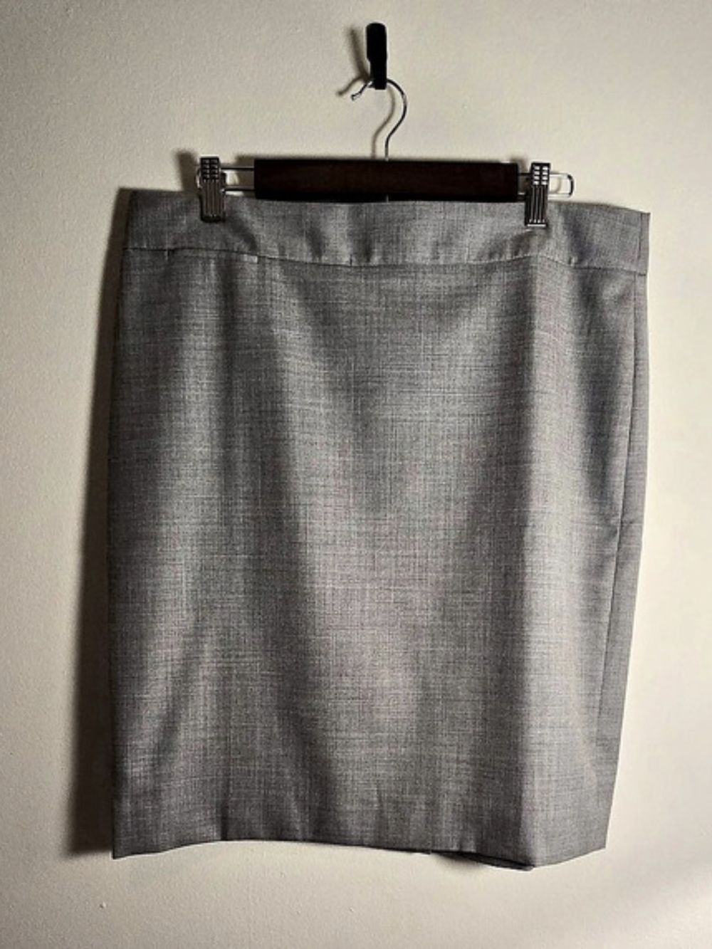 J.Crew Lightweight Wool Pencil Skirt Gray Size 14